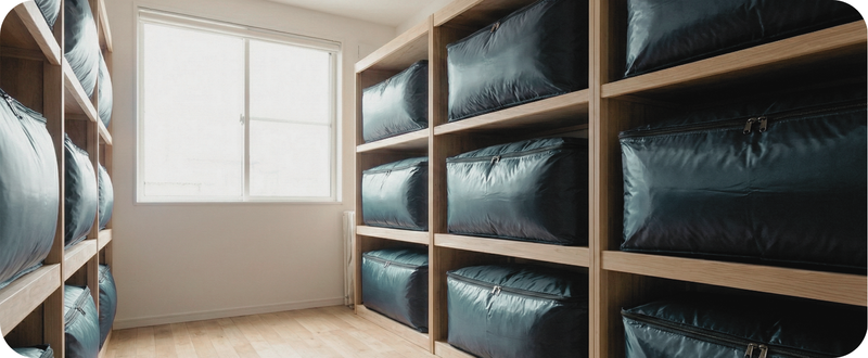 清潔な保管倉庫